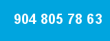 904 805 78 63 904 805 78 63